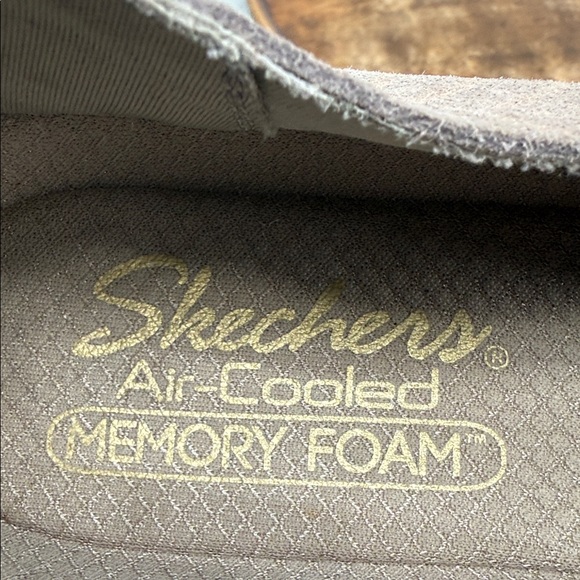 Skechers Shoes Wm 10 Sepulveda 2 Ballet Flat Sneaker Metallic Summer Sheen Taupe - Picture 11 of 11